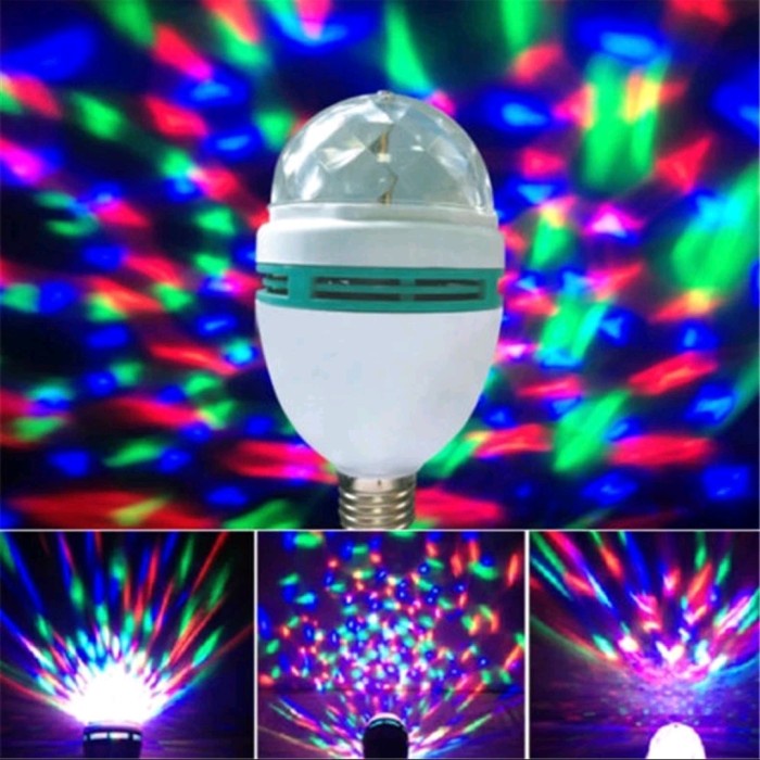 Jual Lampu Disco Led Putar Otomatis Lampu Led Disko Rgb Shopee Indonesia