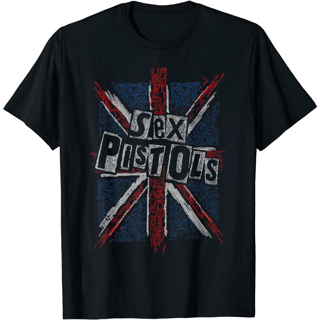 Jual KAOS Sex Pistols Official Union Jack Words T Shirt Shopee Indonesia