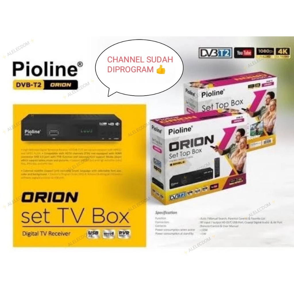 Jual Pioline Stb Orion Set Top Box Pioline Shopee Indonesia