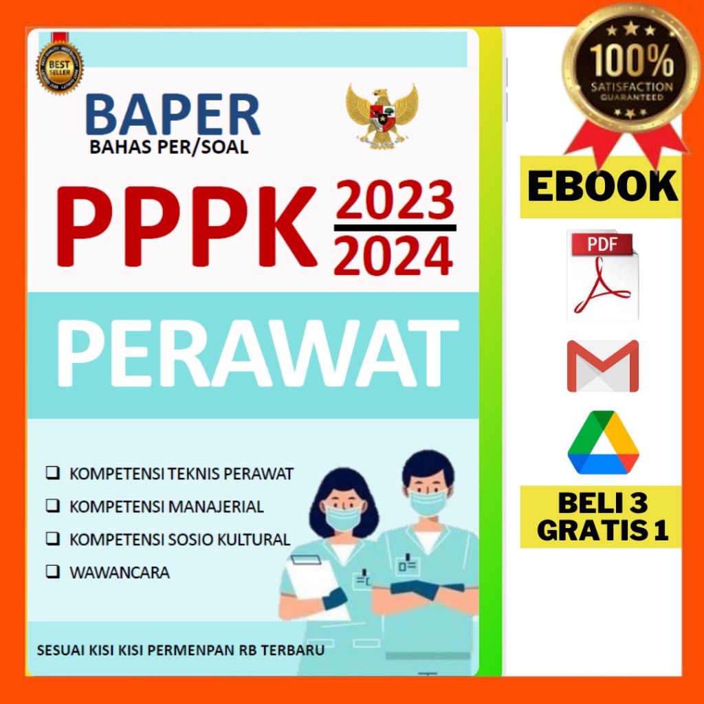 Jual Beli 3 Gratis 1 142 E B O O K BAHAS PER SOAL TES PPPK PERAWAT