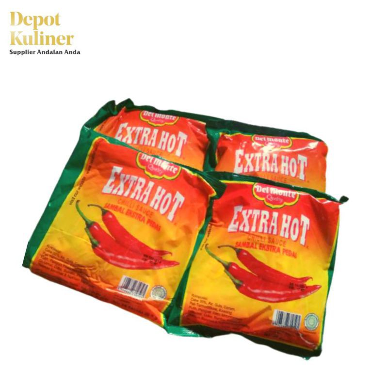 Jual Delmonte Extra Hot Saus Sambal Sachet Isi Pcs Del Monte