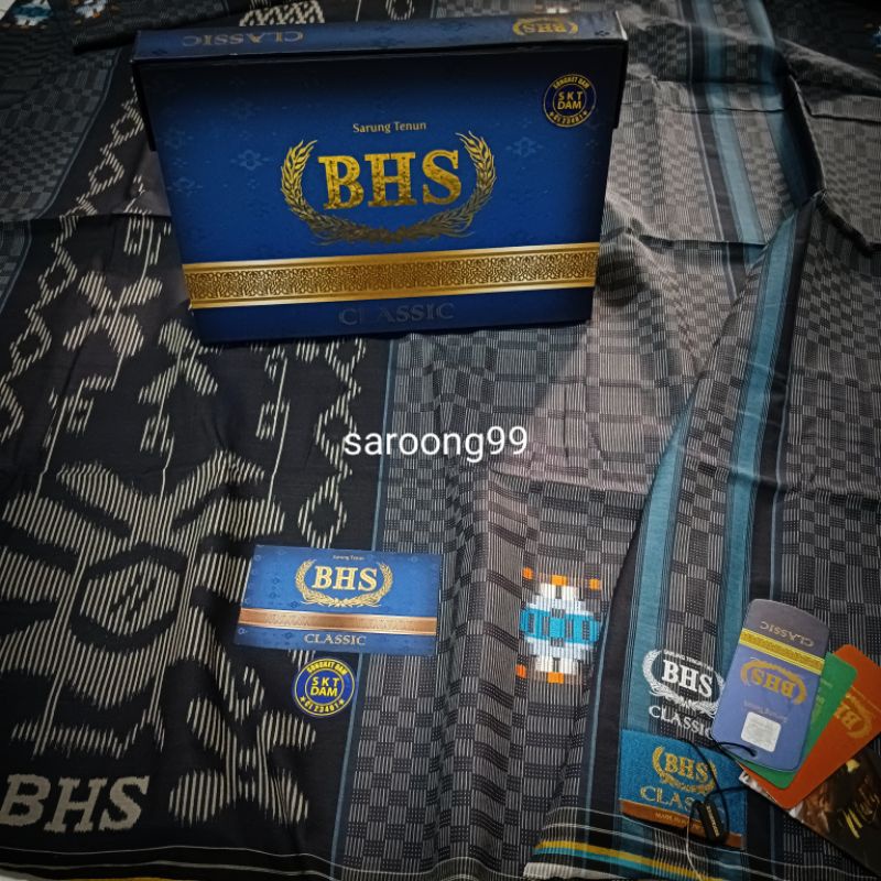 Jual Sarung Bhs Classic Kualitas Gold Motif Jacquard Songket Kawung Jsk