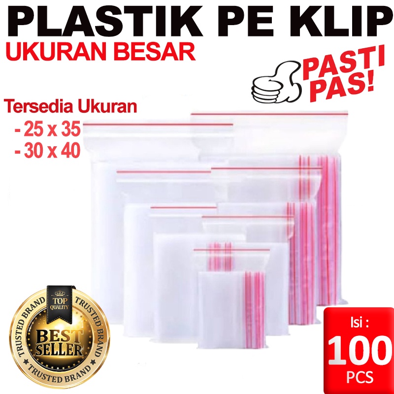 Jual Plastik Klip Plastik Ziplock Isi Lembar Per Pack Plastik