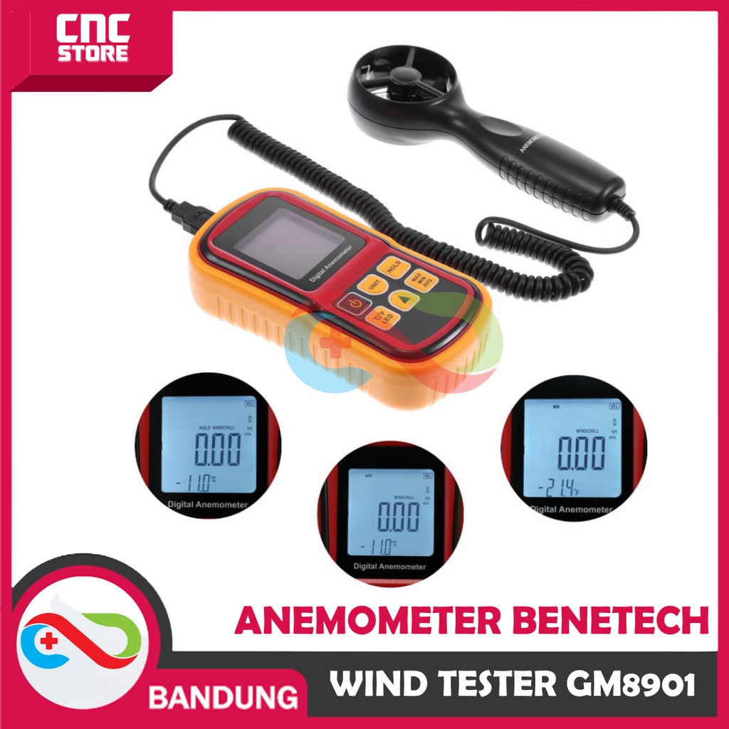 Jual Digital Anemometer Wind Speed Meter Air Meter Anemometer Gm