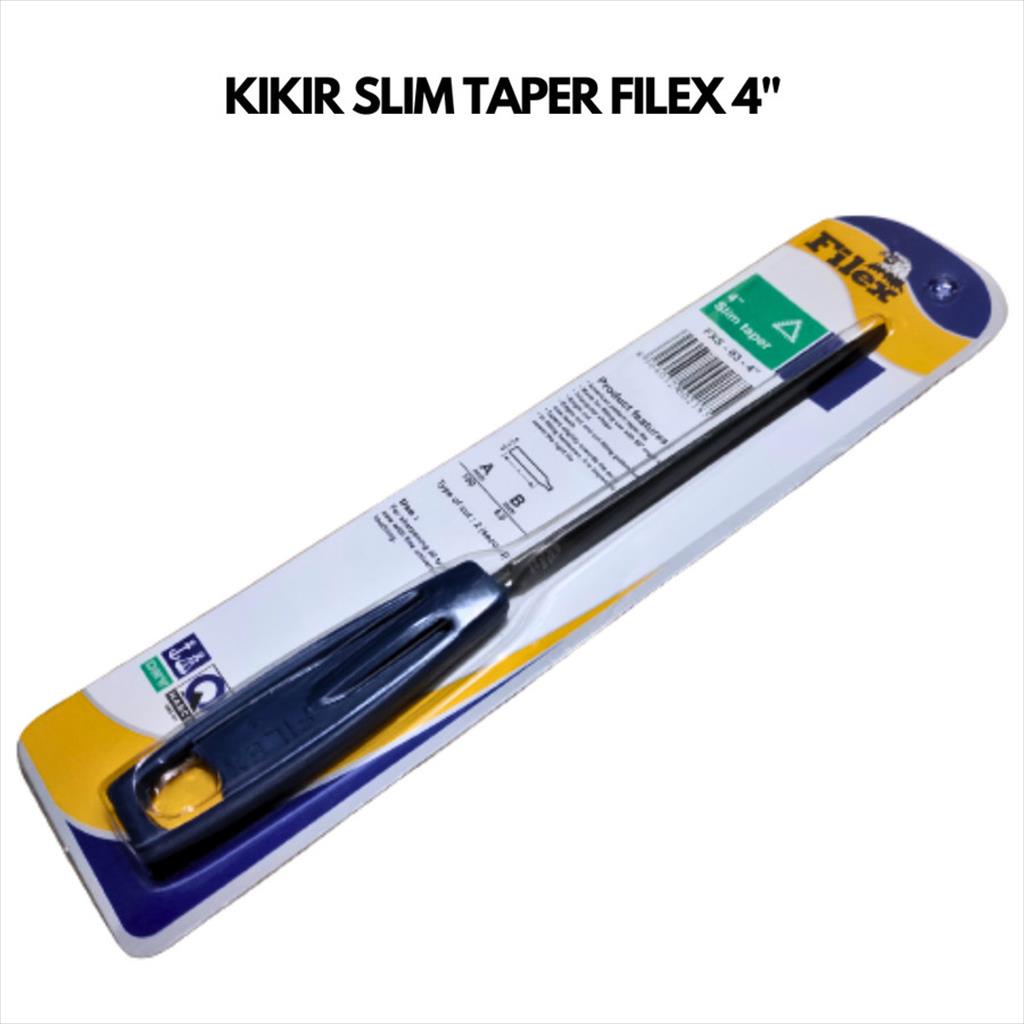 Jual Kikir Segitiga Slim Taper Files Filex Inch Kikir Gergaji Gagang