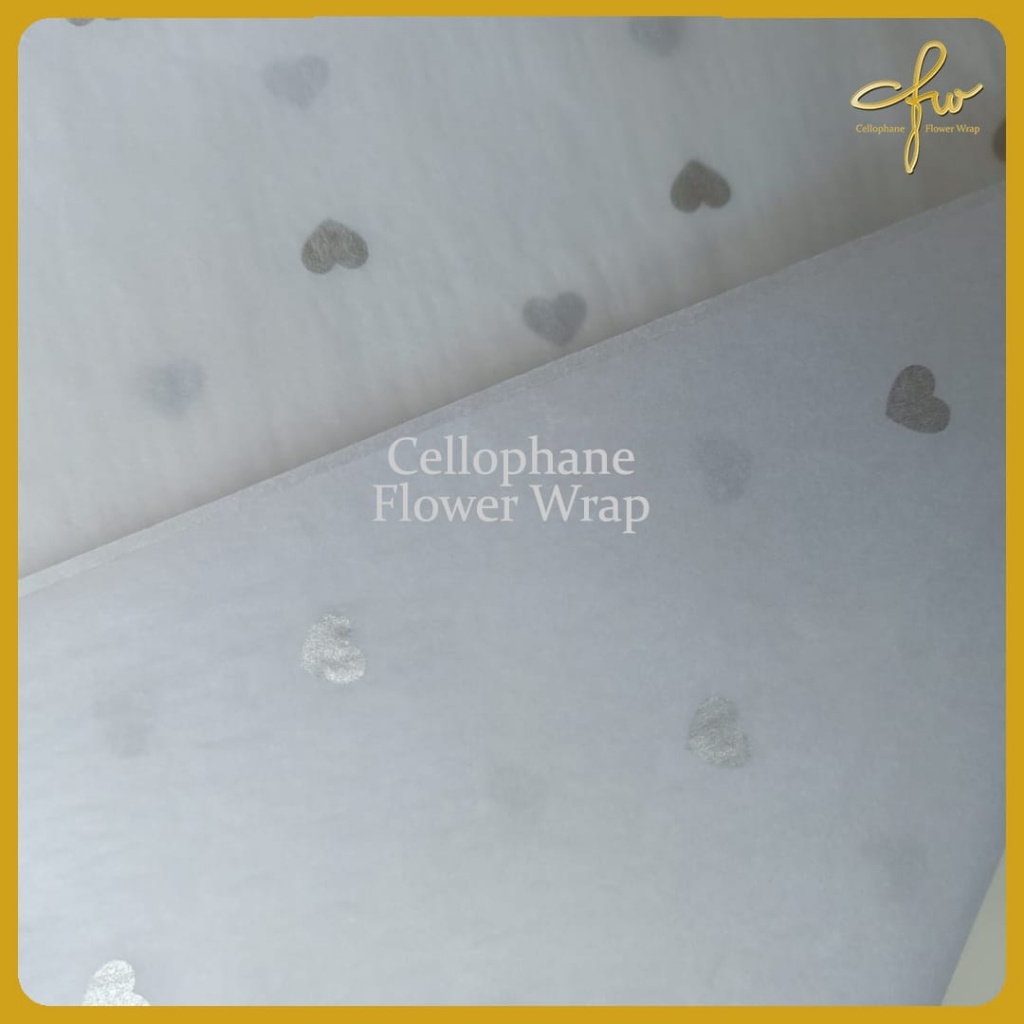 Jual Kertas Tisu Buket Premium Korean Heart Craft Paper Flower Wraping