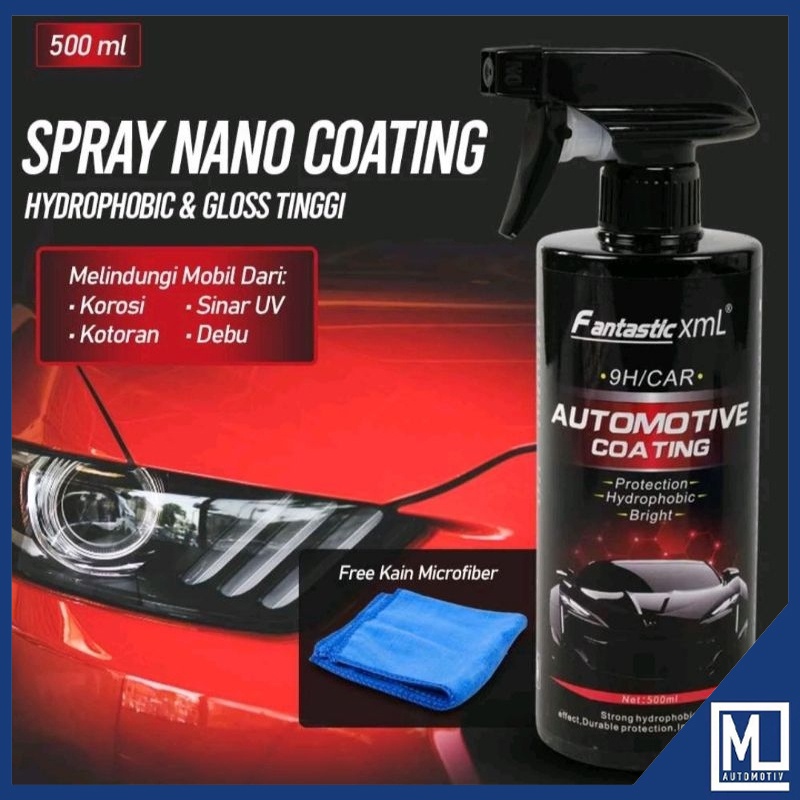 Jual 500ML Nano Ceramic Coating Pelindung Car Nano Coating Spray