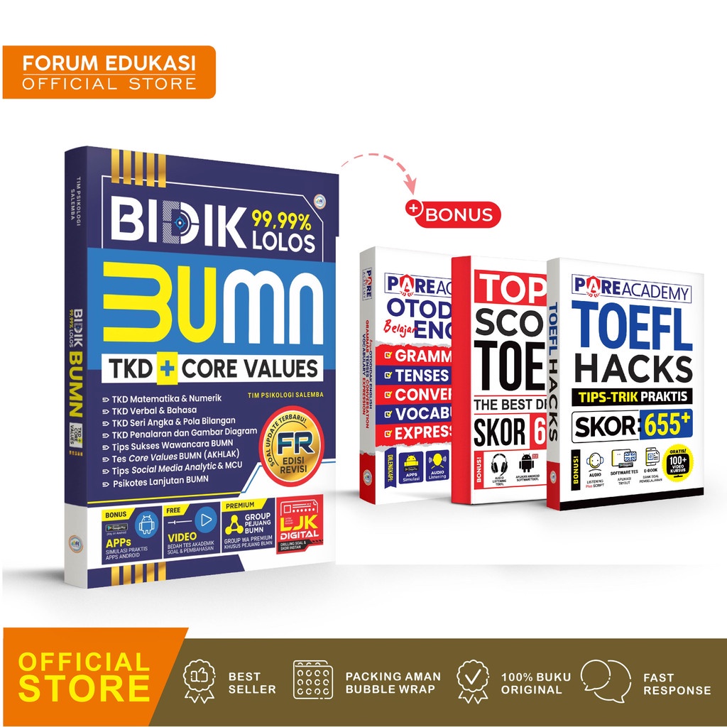 Jual Buku Bumn Bidik Lolos Bumn Tkd Core Values