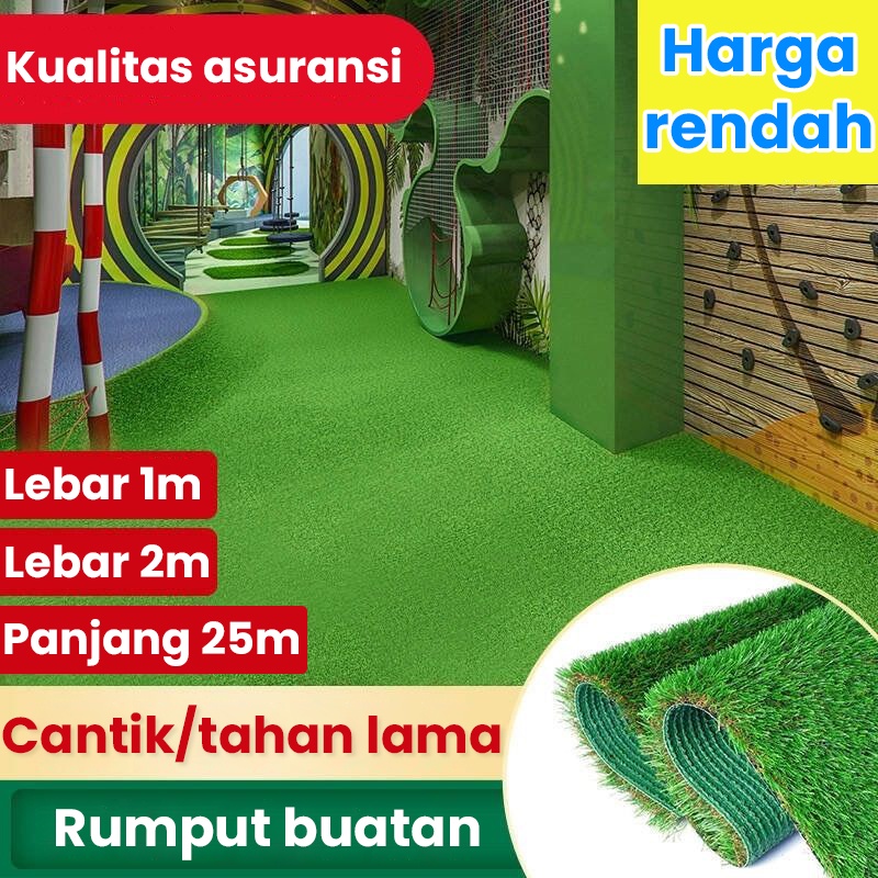 Jual Rumput Sintetis Ukuran M X M Utuh Tanpa Putus Tipe Swiss