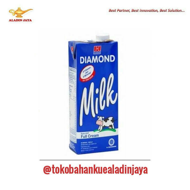 Jual Diamond Susu Uht Full Cream Liter Shopee Indonesia