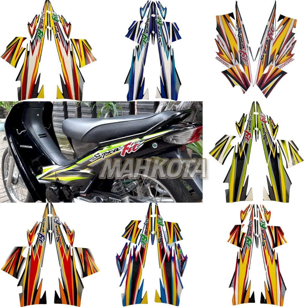 Jual Striping Stiker Polet Sepeda Motor List Honda Supra Fit 2005