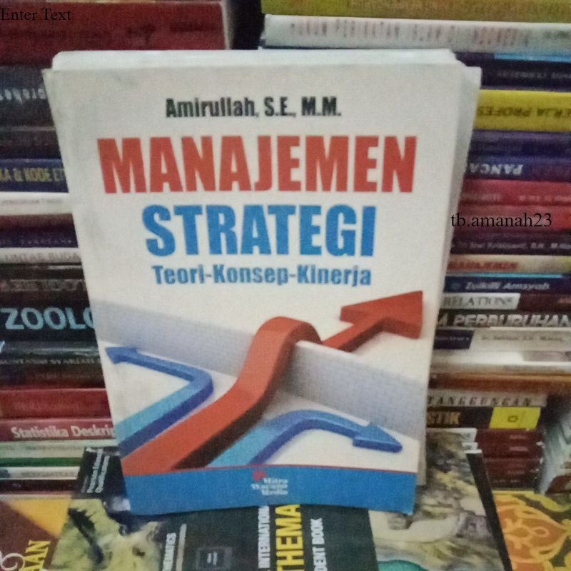 Jual Buku Manajemen Strategi Teori Konsep Kinerja Shopee Indonesia