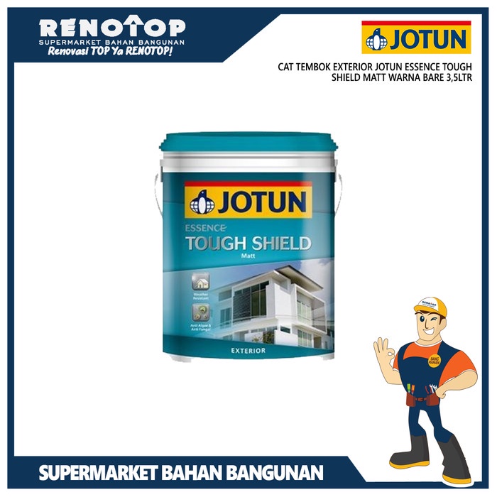 Jual CAT TEMBOK EXTERIOR JOTUN ESSENCE TOUGH SHIELD MATT WARNA BARE 3