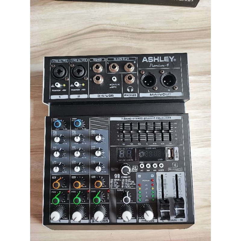 Jual Mixer Audio Ashley Premium4 Premium 4 Original 4 Chanel 4Ch USB