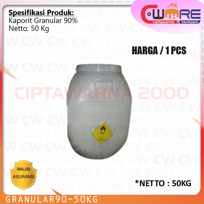 Jual Chlorine Klorin Tcca Kaporit Granular Penjernih Kolam Renang