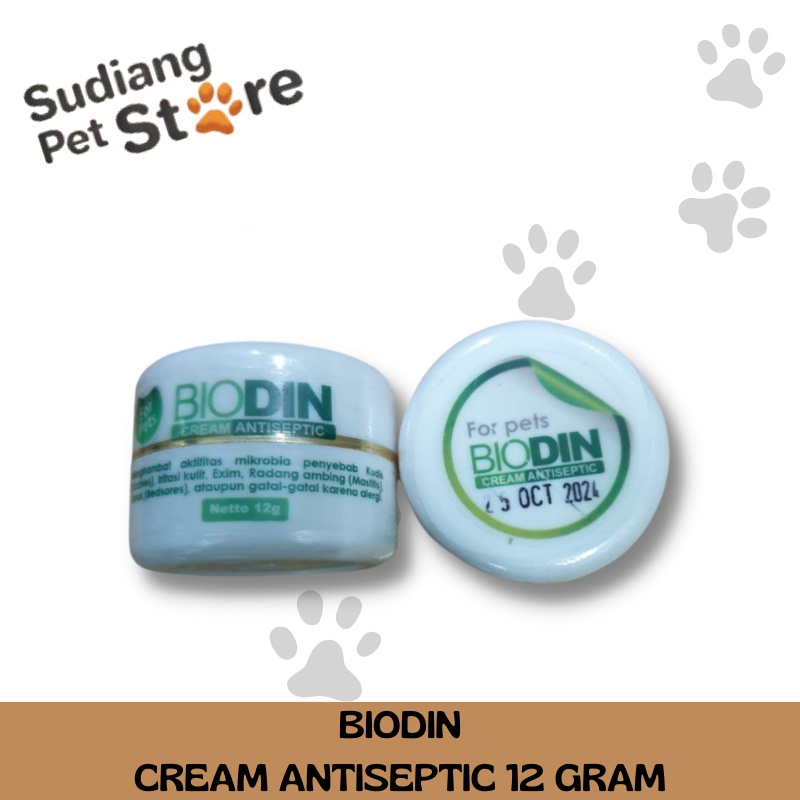 Jual Obat Krim Antiseptik Luka Jamur Scabies Kucing Anjing Biodin Cat