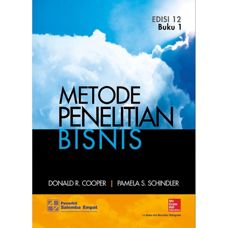 Jual Buku Metode Penelitian Bisnis Edisi Jilid Donald R Cooper