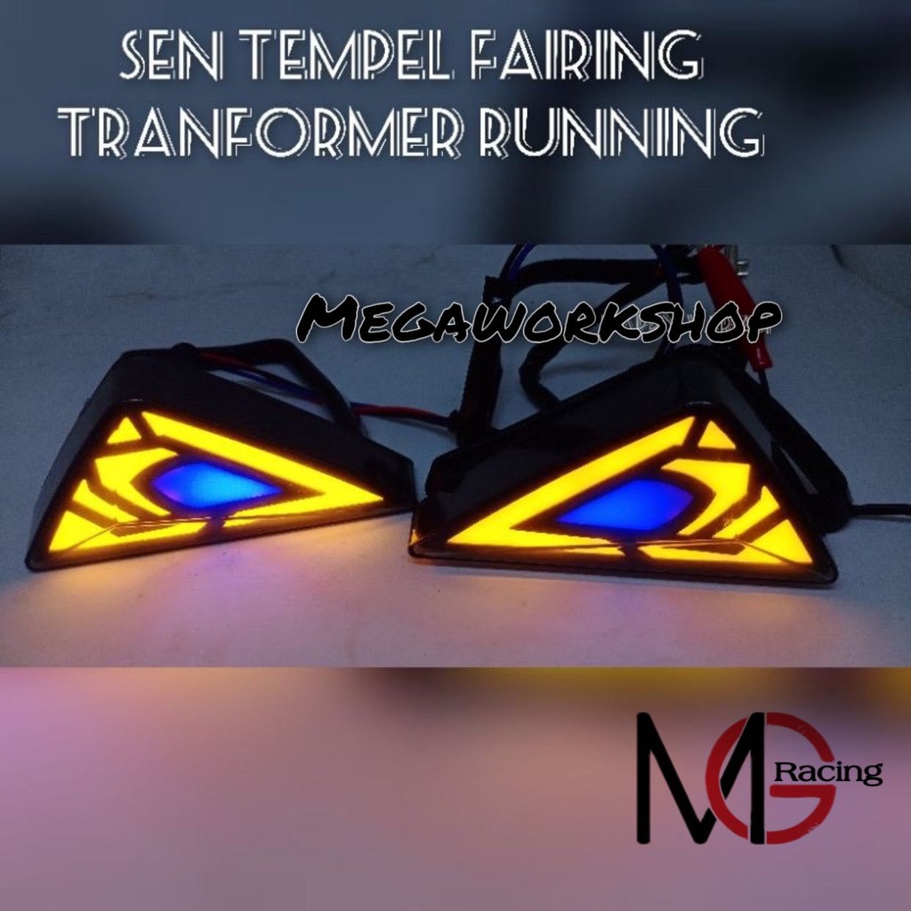 Jual Sein Tempel Lampu Sen Tempel Led Segitiga Tebal Mode Buat Gsx