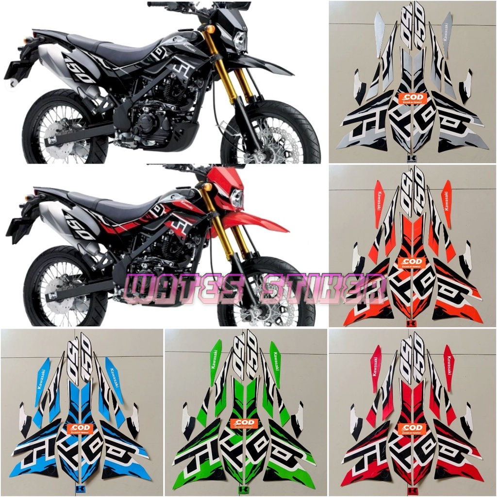 Jual Striping Decal Polet Sticker Motor Kawasaki D Tracker Dtracker