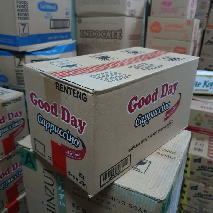 Jual Kopi Good Day Cappuccino 1 Dus Isi 12 Renceng 120 Sachet 25