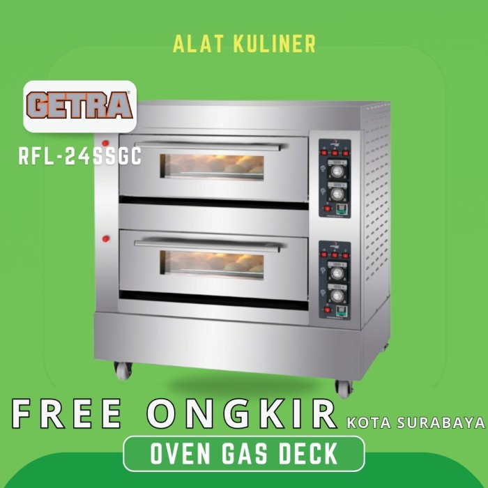 Jual Oven Gas Getra Rfl 24ssgc Oven Gas 2 Deck 4 Tray Garansi Resmi