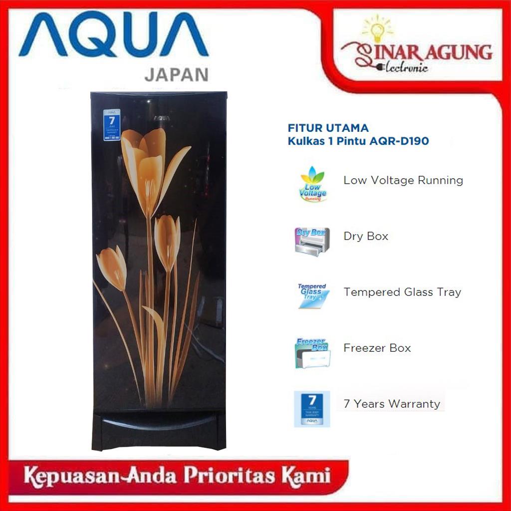 Jual COD KULKAS LEMARI ES AQUA AQRD190LK AQRD190 AQRD 190 1