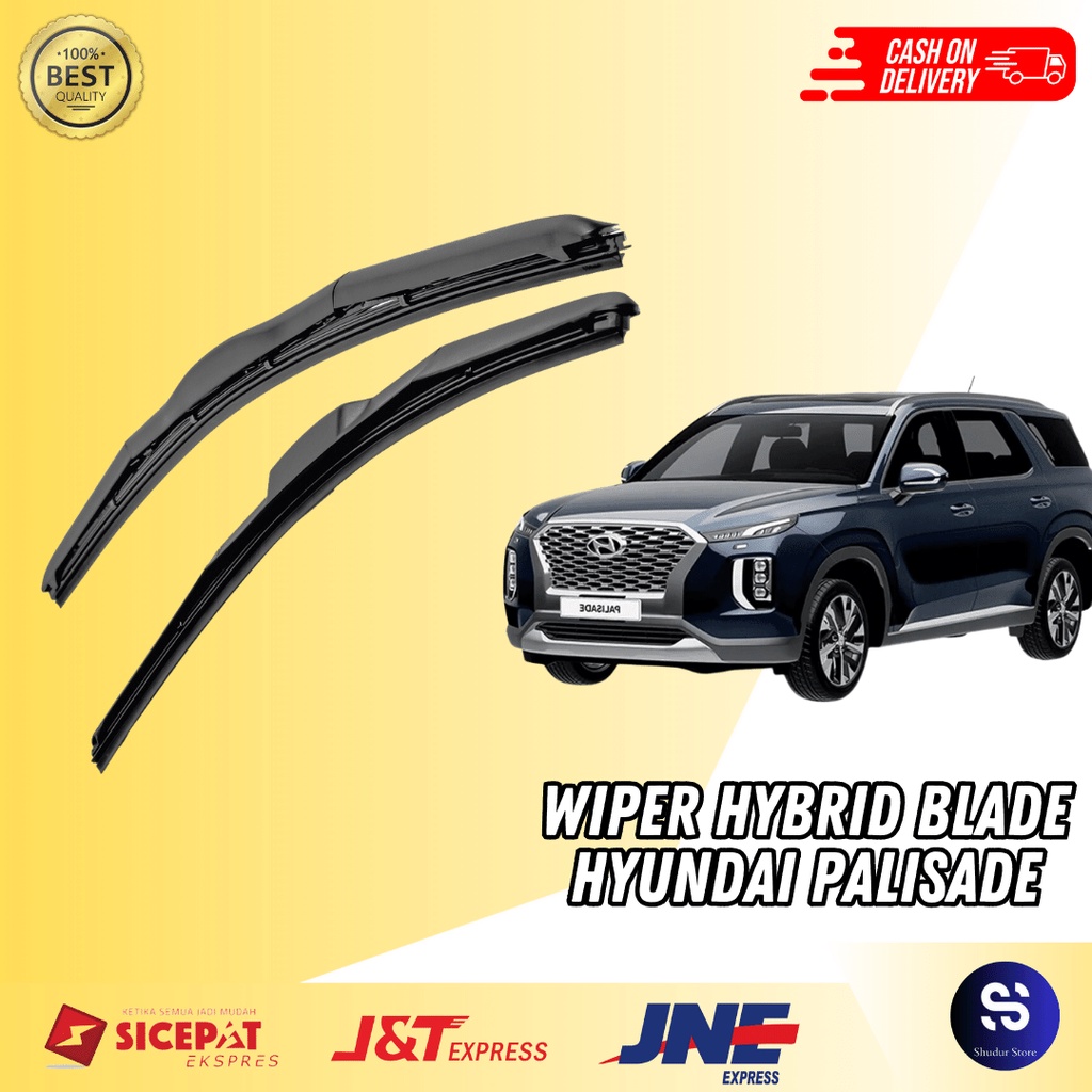 Jual Wiper Hybrid Blade Hyundai Palisade Desain Model Hybrid 1 Set