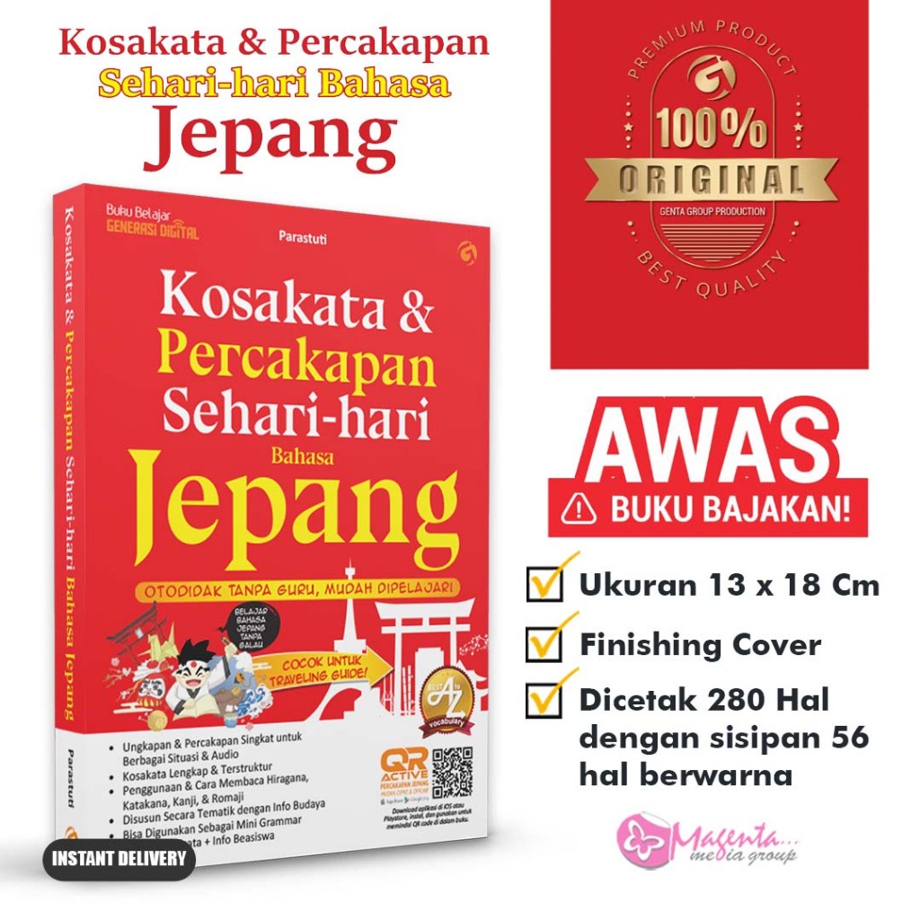 Jual Buku Belajar Bahasa Jepang Kosakata Sehari Hari Percakapan Bahasa