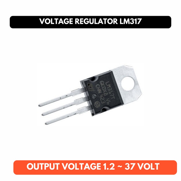 Jual Regulator LM317 LM 317 TO 220 DIP LM317T Penurun Tegangan Voltage