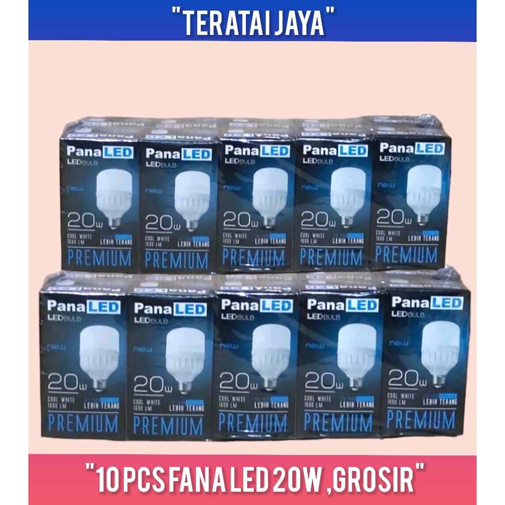 Jual Paket Pc Lampu Led Panaled By Luby W Cahaya Putih E Lampu