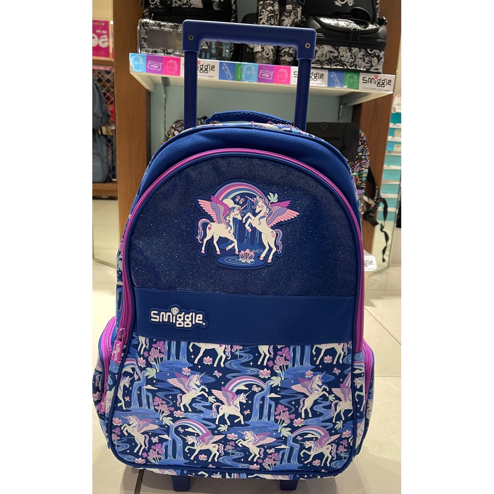 Jual SMIGGLE AWAY TROLLEY BACKPACK UNICORN TAS TROLI SMIGGLE Shopee