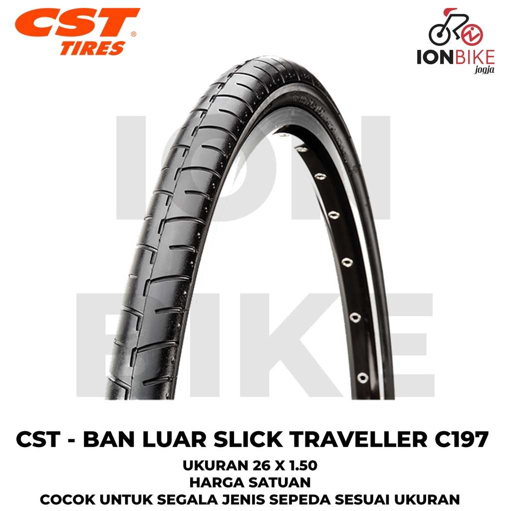 Jual Ban Luar 26 X 1 50 CST Traveller Black 26x1 50 Sepeda Federal MTB