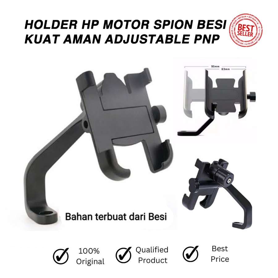 Jual Fusion R Stand Phone Holder Sepeda Motor Dudukan HP Hand Phone