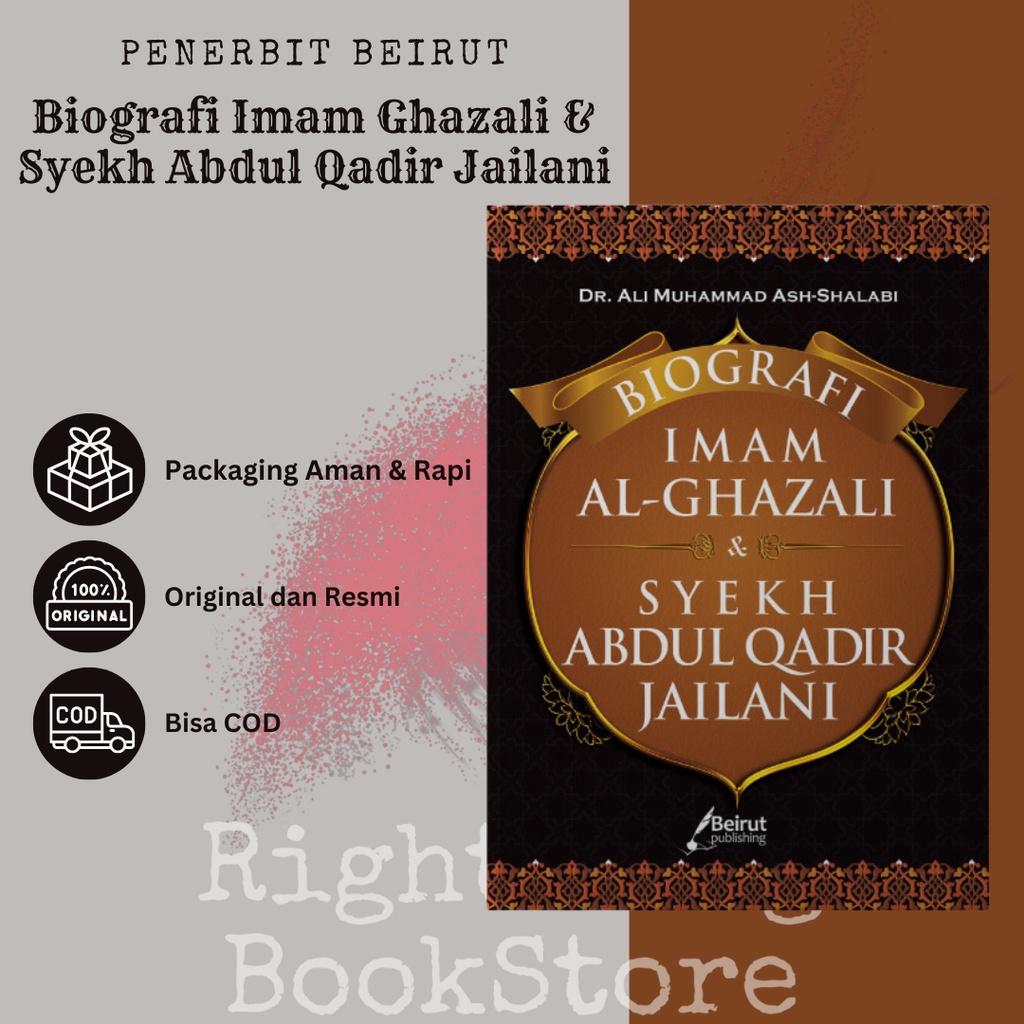 Jual Buku Biografi Imam Ghazali Syekh Abdul Qadir Jailani Penerbit