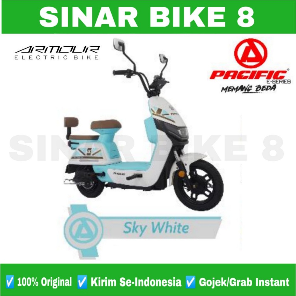 Jual Sepeda Motor Listrik PACIFIC ARMOUR 500 Watt Electric Bike