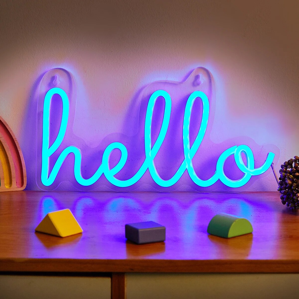 Jual Chi Buy Hello Led Neon Sign Usb Powered Neon Signs Night Light D