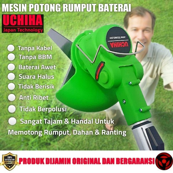 Jual Mesin Potong Rumput Padi Uchiha Uciha Brush Cutter Cordless