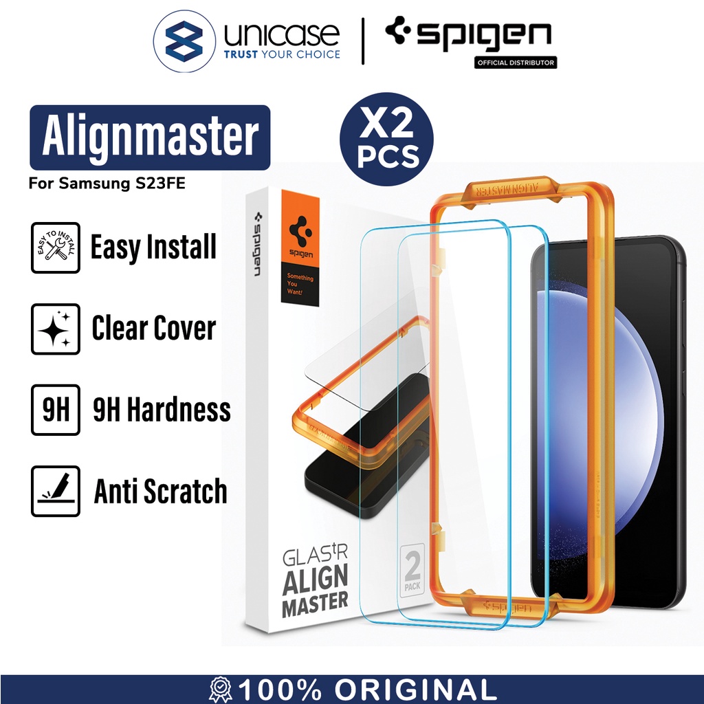 Jual Tempered Glass Samsung Galaxy S23 FE Spigen Glas TR Alignmaster