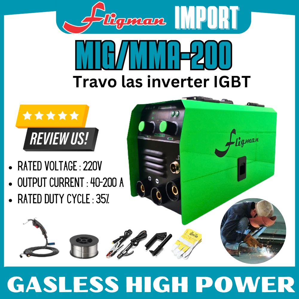 Jual Mesin Travo Las Inverter Igbt Mig Co Welding Migi Gasless Las