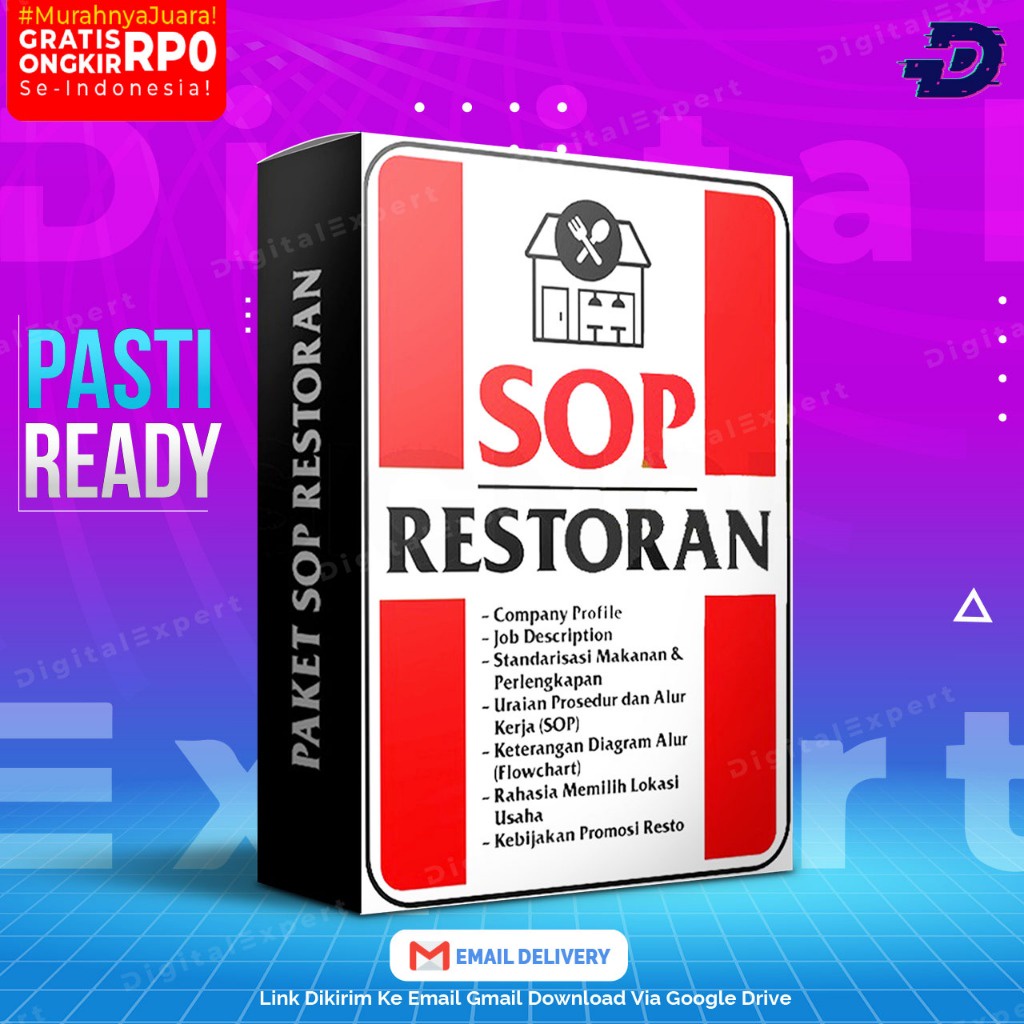 Jual Paket SOP Restoran Standar Operasional Perusahaan Prosedur Usaha