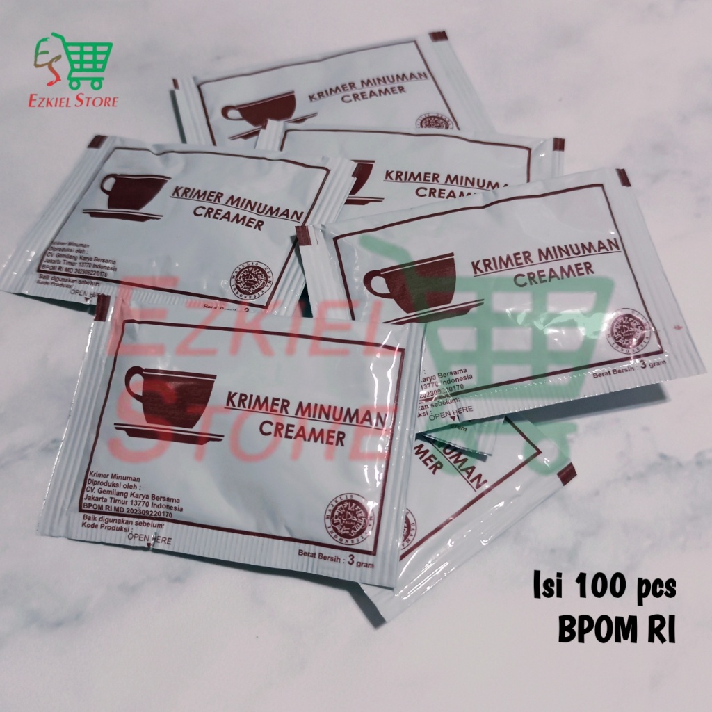 Jual Creamer Sachet Krimer Non Dairy Isi 100 Pcs Shopee Indonesia