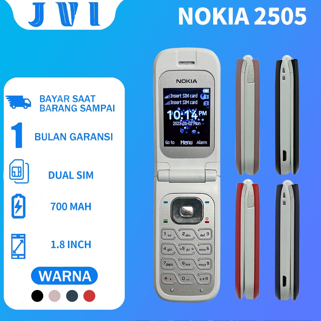 Jual Hp Nokia Lipat Flip Dual Sim Garansi Hp Jadul Lipat Shopee