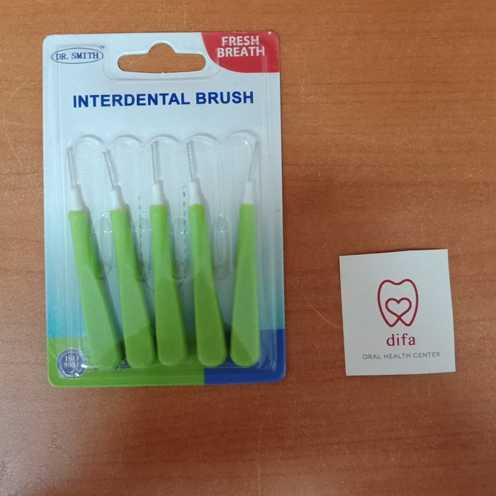 Jual Interdental Brush Dr Smith Isi 5 Sikat Gigi Untuk Sela Behel