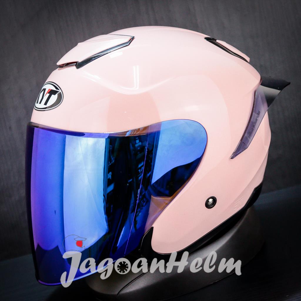 Jual KYT HELM KYOTO R SOLID LIGHT PEACH KYOTO SINGLE VISOR Shopee