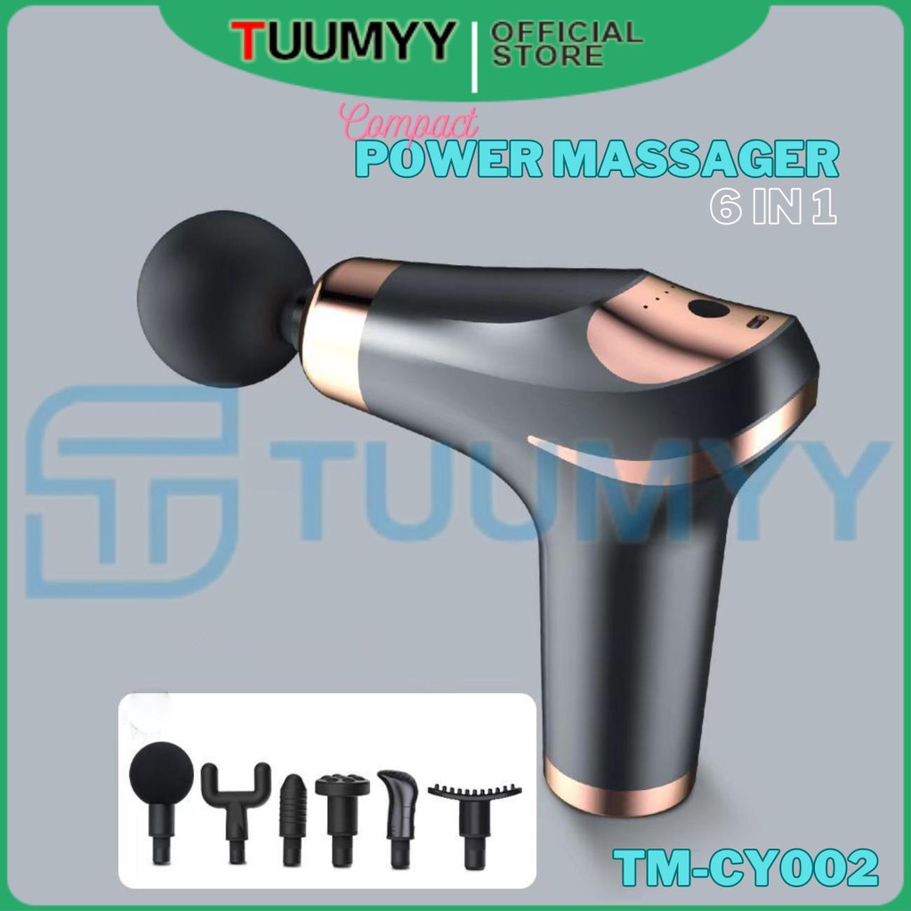 Jual Tuumyy Alat Pijat Massage Gun Compact Power Massager Elektrik