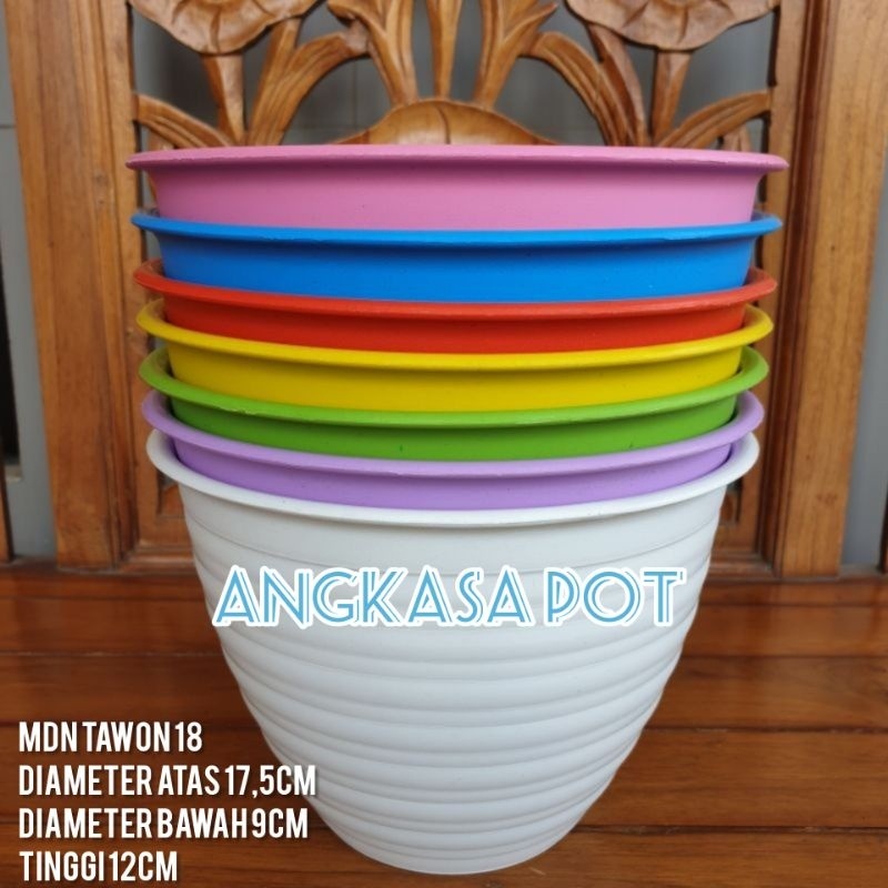 Jual Pot Bunga Plastik Model Tawon Mdn Putih Cm Shopee Indonesia