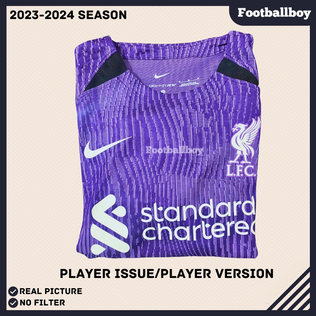 Jual JERSEY BAJU BOLA LIVERPOOL THIRD 3RD PURPLE UNGU 2023 2024 PI