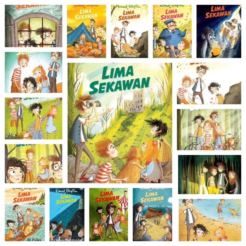 Jual Lima Sekawan Enid Blyton Cover Baru Ready Banyak Judul