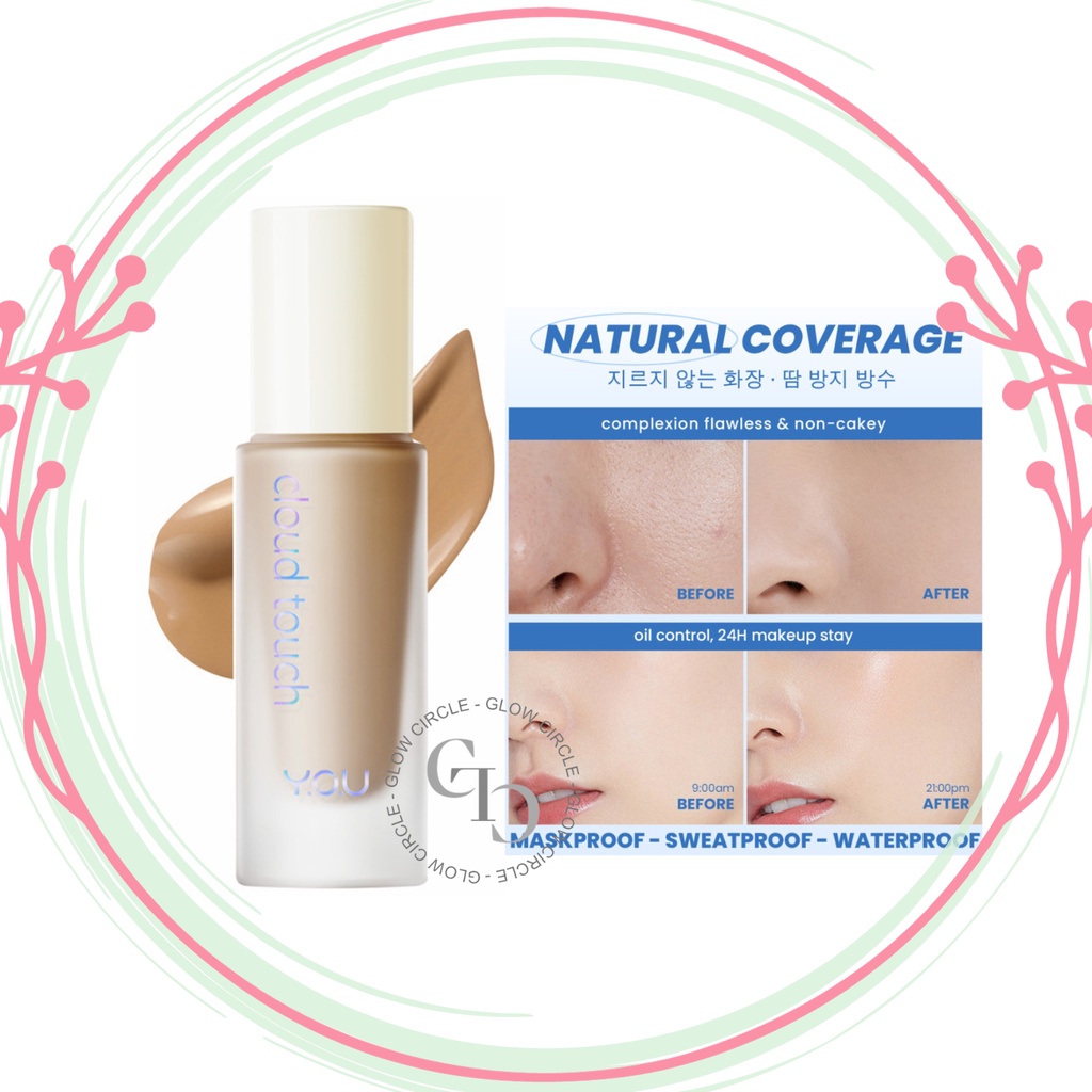 Jual You Cloud Touch Blurring Skin Tint Liquid Foundation Natural