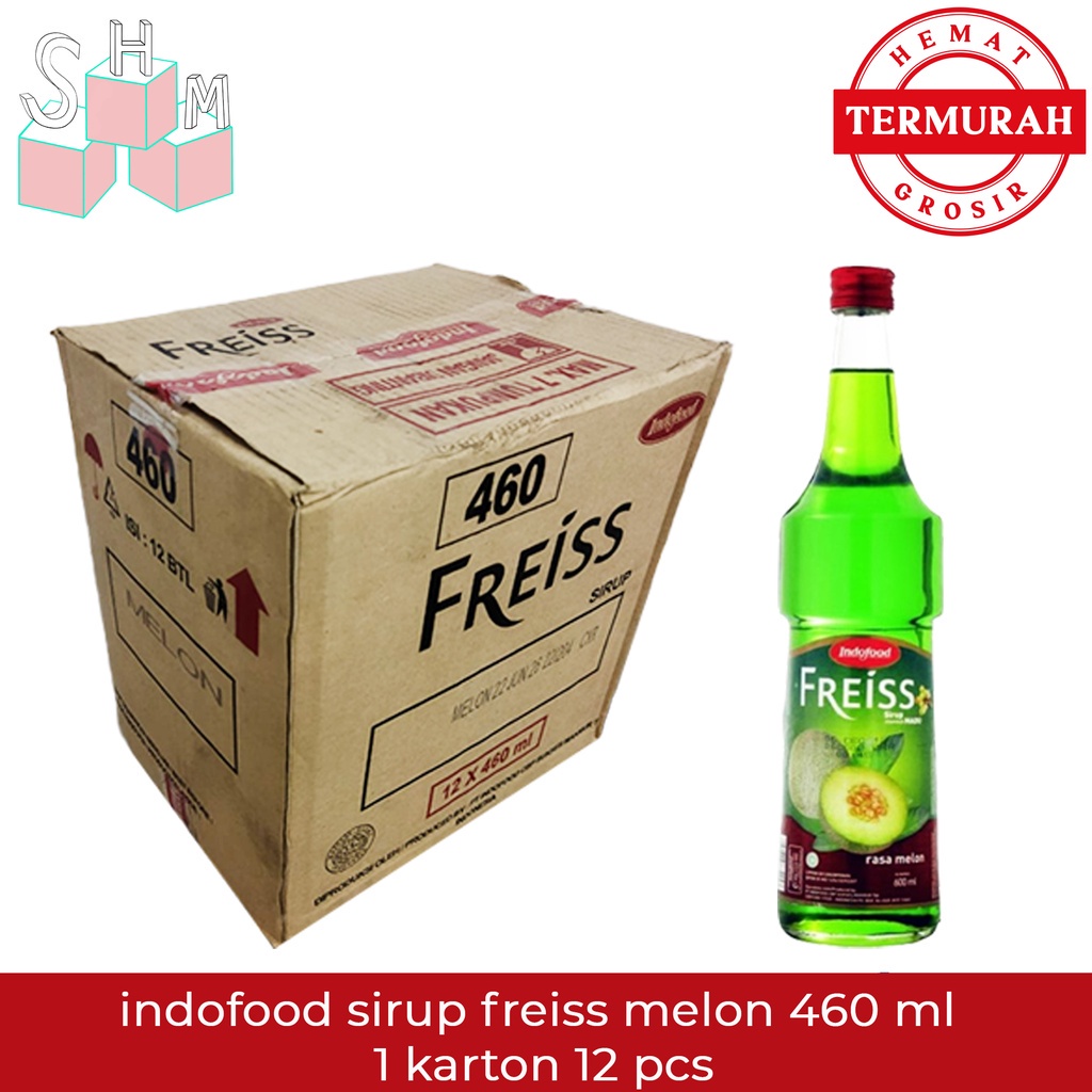 Jual INDOFOOD FREISS SIRUP MELON 1 Karton 12 Pcs Shopee Indonesia